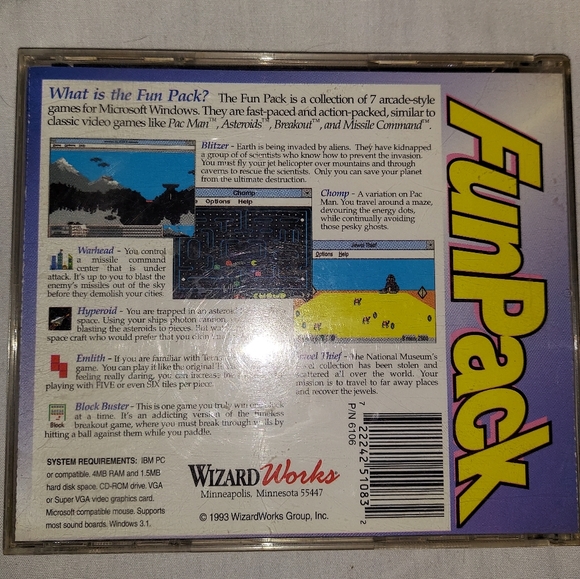 Fun pack 7 action packed arcade games for windows - Picture 2 of 3